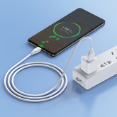 2 - كابل شحن Wiwu USB أبيض